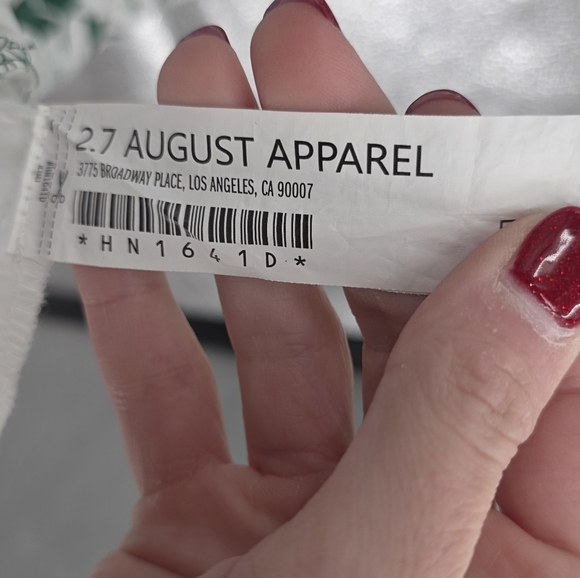 Tuckernuck Emerald Green and White Floral Tiered Midi Dress - Picture 5 of 6